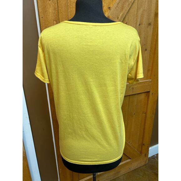 Women's Small V Neck Butterfly Top Shirt GUC - Picture 2 of 3